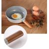 image:imageNeoflam FIKA Kitchen Nonstick 7Inch Mini Wok with Wood Handle Ceramic Non Stick Skillet Induction Compatible Stir Fry Pan Egg Omelet Pan Gray Color Made in Korea 18cm Petit WokPetit Wok