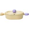image:imageBetter Finger Kitchen Essential 10 Inch Oval Low Pot with Lid Healthy Cooking Nonstick Ceramic Coating Casserole Stockpot Induction Compatible Cookware Made in Korea 18qt