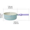 image:imageBetter Finger Kitchen Nonstick 7 Inch Mini Wok Pan with Handle Healthy Cooking Ceramic Coating Milk Melting Pot with 2 Pour Spouts Induction Compatible Multi Cookware Made in Korea 18cm Wok Pan18cm Wok Pan