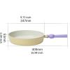 image:imageBetter Finger Kitchen Nonstick 7 Inch Mini Wok Pan with Handle Healthy Cooking Ceramic Coating Milk Melting Pot with 2 Pour Spouts Induction Compatible Multi Cookware Made in Korea 18cm Wok Pan24cm Frying Pan