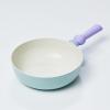 image:imageNeoflam Better Finger Cookware Set  Min 3Piece Ceramic Coating Kitchen Pot and WokBeginner Mint and Yellow 3Piece