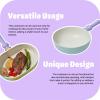 image:imageNeoflam Better Finger Cookware Set  Min 3Piece Ceramic Coating Kitchen Pot and WokDaily Mint and Yellow 5Piece