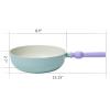 image:imageNeoflam Better Finger Cookware Set  Mint and Yellow Daily 5Piece Ceramic Coating Kitchen Pots and PanBeginner Mint and Yellow 3Piece