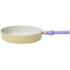 image:imageNeoflam Better Finger Macaroon Color Yellow Cast Aluminum Frypan 10 inch Induction IH