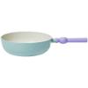image:imageNeoflam Better Finger Kitchen Non Stick 9 Inch Stir Frying Wok Pan with Handle Healthy Cooking Nonstick Ceramic Coating Skillet Induction Compatible Cookware Made in Korea 22cm Wok Pan22cm Wok Pan