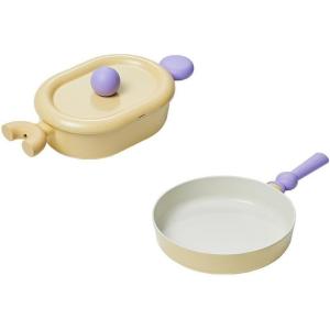 image:imageNeoflam Better Finger Cookware Set  Yellow 3Piece Ceramic Coating Kitchen Pot and PanYellow 3Piece