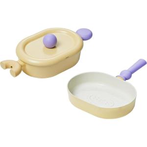 image:imageNeoflam Better Finger Cookware Set  Yellow Signature 3Piece Ceramic Coating Kitchen Pots and Pans LidCompatibleSignature Yellow 3Piece