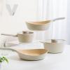 image:imageNEOFLAM Vulcan Ivory Double Handle Stockpot with Glass Lid 4Qt 95 Cast Aluminum Lightweight Ceramic Nonstick Pot PFAS PFOA Free Dishwasher Safe Induction Ready Made in Korea