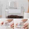 image:imageNeoflam 3 Set Airtight Kitchen Pantry Dry Food Container with Handle Dog Cat Pet Feed Dispenser with Measuring Cup Refrigerator Cabinet Organization for Cereal Rice Grain Pasta 44 oz 1300ml61 oz
