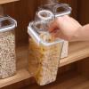 image:imageNeoflam 3 Set Airtight Kitchen Pantry Dry Food Container with Handle Dog Cat Pet Feed Dispenser with Measuring Cup Refrigerator Cabinet Organization for Cereal Rice Grain Pasta 44 oz 1300ml44 oz