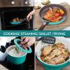 image:imageNeoflam Midas PLUS 9pc Nonstick Cast Aluminum Cookware Set PFOA Free Kitchenware with SaucepanFrying PanStoveOven Pot Tempered Glass Lid and Smart Detachable HandleOven SafeSpaceSavingEmeraldEmerald