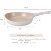 image:imageNeoflam Vulcan Ivory 11 Nonstick Frying Pan with Ergonomic Handle Cast Aluminum Lightweight Ceramic Coated Skillet for Omelets Stir Fry PFAS PFOA Free Induction Ready Made in Korea11 Pan