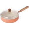 image:imageNeoflam Atelier 95Inch Nonstick Stir Frying Pan with Wood Handle Healthy Cooking Non Stick Ceramic Coating Skillet Induction Compatible Cookware Made in Korea95 Wok