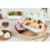 image:imageNeoflam Opal Glass 13oz Rectangular Food Storage  Transparent Lid