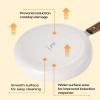 image:imageBien Kitchen Nonstick 2QT Saucepan with Glass Lid PFOAFree Healthy Cooking Ceramic Coating Saucepot Induction Compatible Cookware Wooden Handle Made in Korea 7 Inch