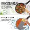 image:imageCrepe pan Neoflam Ceramic Nonstick pan 10 inch Bakelite Handle Tawa pan Griddle Pancake Maker Skillet Omelette Tortilla Roti Naan Dosa Lightweight PFOA free RedChili Pepper Red