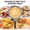 image:imageCrepe pan Neoflam Ceramic Nonstick pan 10 inch Bakelite Handle Tawa pan Griddle Pancake Maker Skillet Omelette Tortilla Roti Naan Dosa Lightweight PFOA free RedChili Pepper Red