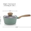 image:imageKitchen Essential 19QT Saucepan with Lid Healthy Cooking DieCast Sauce Pot with Bakelite Handle Induction Compatible Cookware Made in Korea 18cm 77 Sauce Pot