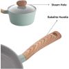 image:imageKitchen Essential 19QT Saucepan with Lid Healthy Cooking DieCast Sauce Pot with Bakelite Handle Induction Compatible Cookware Made in Korea 18cm 77 Sauce Pot