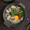 image:imageNeoflam 14QT Kitchen Nonstick Ceramic Clay Cooking Casserole Hot Pot with Lid Stew Rice Noodle Soup Steamer Oven amp Dishwasher Safe Dutch Oven Made in Korea 7  18cm