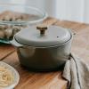 image:imageNeoflam 14QT Kitchen Nonstick Ceramic Clay Cooking Casserole Hot Pot with Lid Stew Rice Noodle Soup Steamer Oven amp Dishwasher Safe Dutch Oven Made in Korea 7  18cm