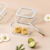image:imageNeoflam 2 Set FIKA One Borosilicate Glass Food Container with Lid Microwave Oven Dishwasher Freezer Safe Stylish Home Deco Modern Kitchen Storages Refrigerator Canisters 44oz 1300ml 137qt31 oz