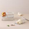 image:imageNeoflam 2 Set FIKA One Borosilicate Glass Food Container with Lid Microwave Oven Dishwasher Freezer Safe Stylish Home Deco Modern Kitchen Storages Refrigerator Canisters 44oz 1300ml 137qt31 oz