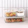 image:imageNeoflam 2 Set FIKA One Borosilicate Glass Food Container with Lid Microwave Oven Dishwasher Freezer Safe Stylish Home Deco Modern Kitchen Storages Refrigerator Canisters 44oz 1300ml 137qt44 oz
