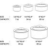 image:imageNeoflam 4 Set FIKA One Kitchen Porcelain Ceramic Food Container with Glass Lid Microwave Oven Dishwasher Safe Storage Pantry Refrigerator Cabinet Organization Home Deco 1000ml  106 qt  34ozRose Pink