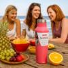 image:imageNeoflam Airtight 17oz Stainless Steel Tumbler  Slim Sport Travel Mug Cupholder Friendly Reusable Bottle for Hot Coffee Cold Water Iced Tea amp Outdoor Activities Dishwasher Safe 500ml Hot PinkHot Pink