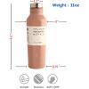image:imageNeoflam Airtight 17oz Stainless Steel Tumbler  Slim Sport Travel Mug Cupholder Friendly Reusable Bottle for Hot Coffee Cold Water Iced Tea amp Outdoor Activities Dishwasher Safe 500ml Hot PinkSunset Pink