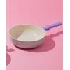 image:imageNeoflam Better Finger Macaroon Color Cast Aluminum Wokpan 9 inch Mint Green Induction IH