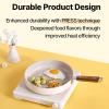 image:imageNeoflam Bien 95 Nonstick Ceramic Frying Pan with Wooden Handle Induction Skillet for Healthy Cooking Stir Fry amp Omelet Egg Pan Kitchen Essential Cookware Made in Korea 24cm