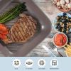 image:imageNeoflam Eela 11 Non Stick Grill Pan Griddle Square Stovetop Grill with Sear Ridges PFOA Free Ecolon Ceramic Coating for Skillet broil Fish Vegetables and Meat Scratch Resistant GreenDeep Blue