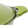 image:imageNeoflam Eela 25 QT Ceramic Nonstick Low Stockpot with Steam Releasing Lid in Olive Green