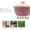 image:imageNeoflam Kiesel 2qt NonStick Ceramic Casserole Pot Dutch Oven Clay Pot Stockpot For Stew Soup Steam Scratch Resistant Oven Safe Heat Resistant PlumLilac