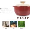 image:imageNeoflam Kiesel 2qt NonStick Ceramic Casserole Pot Dutch Oven Clay Pot Stockpot For Stew Soup Steam Scratch Resistant Oven Safe Heat Resistant PlumPlum