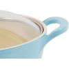 image:imageNeoflam Retro 20QT Low Stock Pot with Lid  87 22cm Nonstick Ceramic Coated Casserole Pot for Soup Pasta Stew Dishwasher Safe Elegant Pink Cookware for Everyday Use Made in KoreaMint Blue
