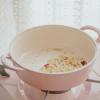 image:imageNeoflam Retro 20QT Low Stock Pot with Lid  87 22cm Nonstick Ceramic Coated Casserole Pot for Soup Pasta Stew Dishwasher Safe Elegant Pink Cookware for Everyday Use Made in KoreaPink