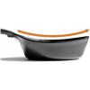 image:imageVulcan Kitchen Nonstick 8Inch All Black Profeesional Frying Wok Pan Induction Compatible Cookware Healthy Cooking Ceramic TCoating Skillet Flat Bottom Mini Stir Fry Pan Made in Korea 20cm8 Pan