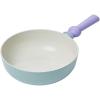 image:imageNeoflam Better Finger Macaroon Color Cast Aluminum Wokpan 9 inch Mint Green Induction IH