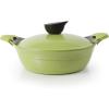 image:imageNeoflam Eela 25QT Olive Green low stockpot