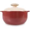 image:imageNeoflam Kiesel 2qt NonStick Ceramic Casserole Pot Dutch Oven Clay Pot Stockpot For Stew Soup Steam Scratch Resistant Oven Safe Heat Resistant PlumPlum