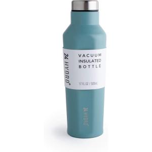 image:imageNeoflam Airtight 17oz Stainless Steel Tumbler  Slim Sport Travel Mug Cupholder Friendly Reusable Bottle for Hot Coffee Cold Water Iced Tea amp Outdoor Activities Dishwasher Safe 500ml Hot PinkOcean Mint