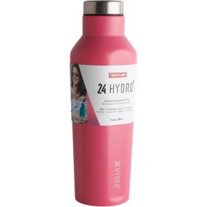 image:imageNeoflam Airtight 17oz Stainless Steel Tumbler  Slim Sport Travel Mug Cupholder Friendly Reusable Bottle for Hot Coffee Cold Water Iced Tea amp Outdoor Activities Dishwasher Safe 500ml Hot PinkHot Pink