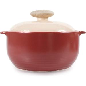 image:imageNeoflam Kiesel 2qt NonStick Ceramic Casserole Pot Dutch Oven Clay Pot Stockpot For Stew Soup Steam Scratch Resistant Oven Safe Heat Resistant PlumPlum