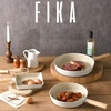 image:imageFIKA Kitchen Essential 3Piece Stir Frying Pan Set with Wood Handle Healthy Cooking Nonstick Ceramic Coating Skillet Tamagoyaki Omelet Pan Induction Compatible Cookware Made in Korea