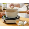 image:imageFIKA Kitchen Essential 9Piece Nonstick Cookware Set Healthy Cooking Ceramic Coating Pots with Lid and Wok with Wood Handle Induction Compatible Kitchenware Everyday Use Made in Korea