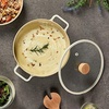image:imageFIKA Kitchen Nonstick 4Piece Cookware Pot Set with Lid Healthy Cooking NonStick Ceramic Coating Stockpot Saucepan Induction Compatible Kitchenware Made in Korea 2 SET