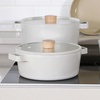 image:imageNeoflam FIKA 4 Piece Stock Pot with Lids Set Nonstick Ceramic Coating Kitchen Cooking Casserole Dutch Oven for Stovetops and Induction Made in Korea